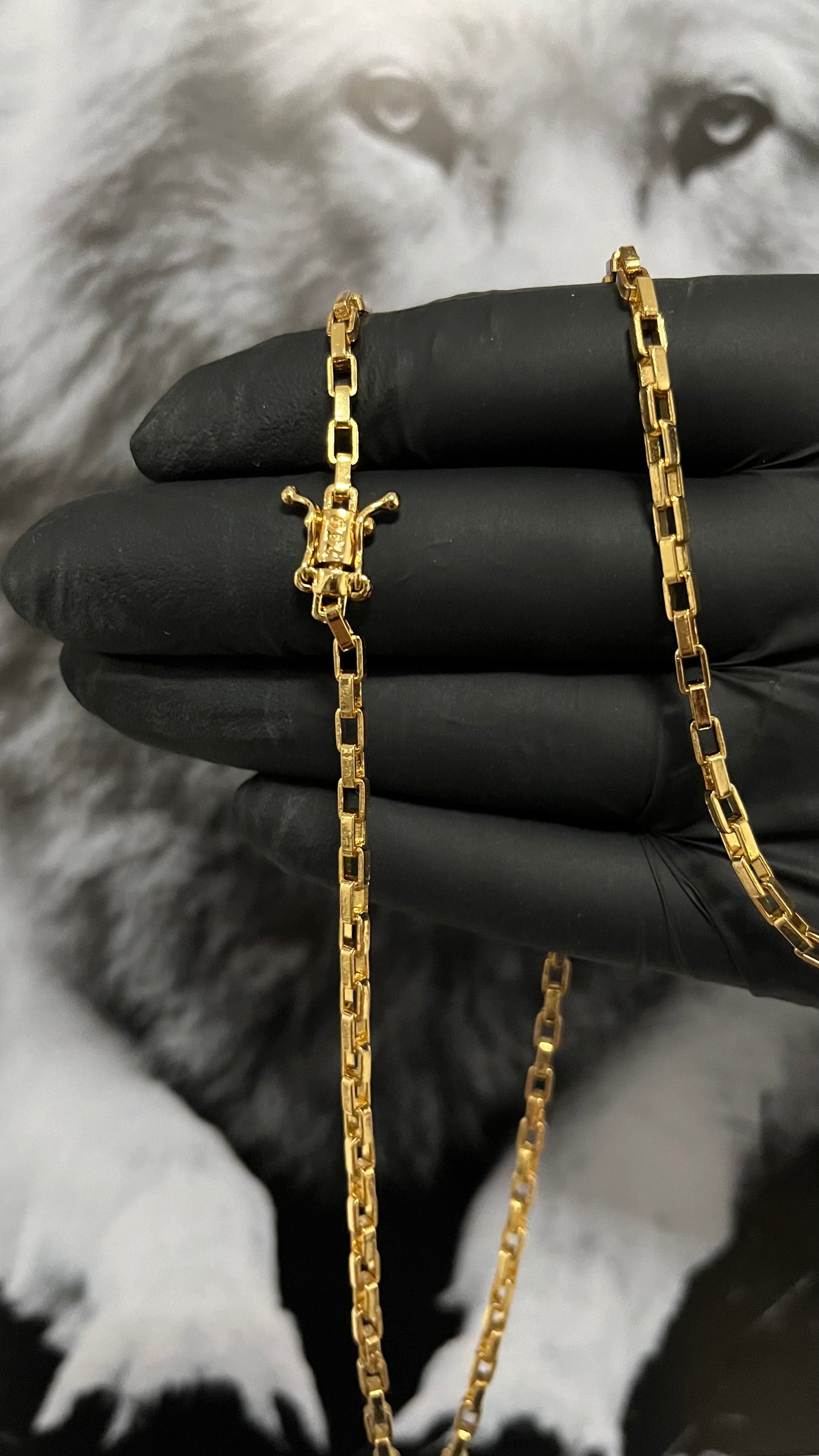 CORRENTE TIJOLINHO 70CM X 3MM;