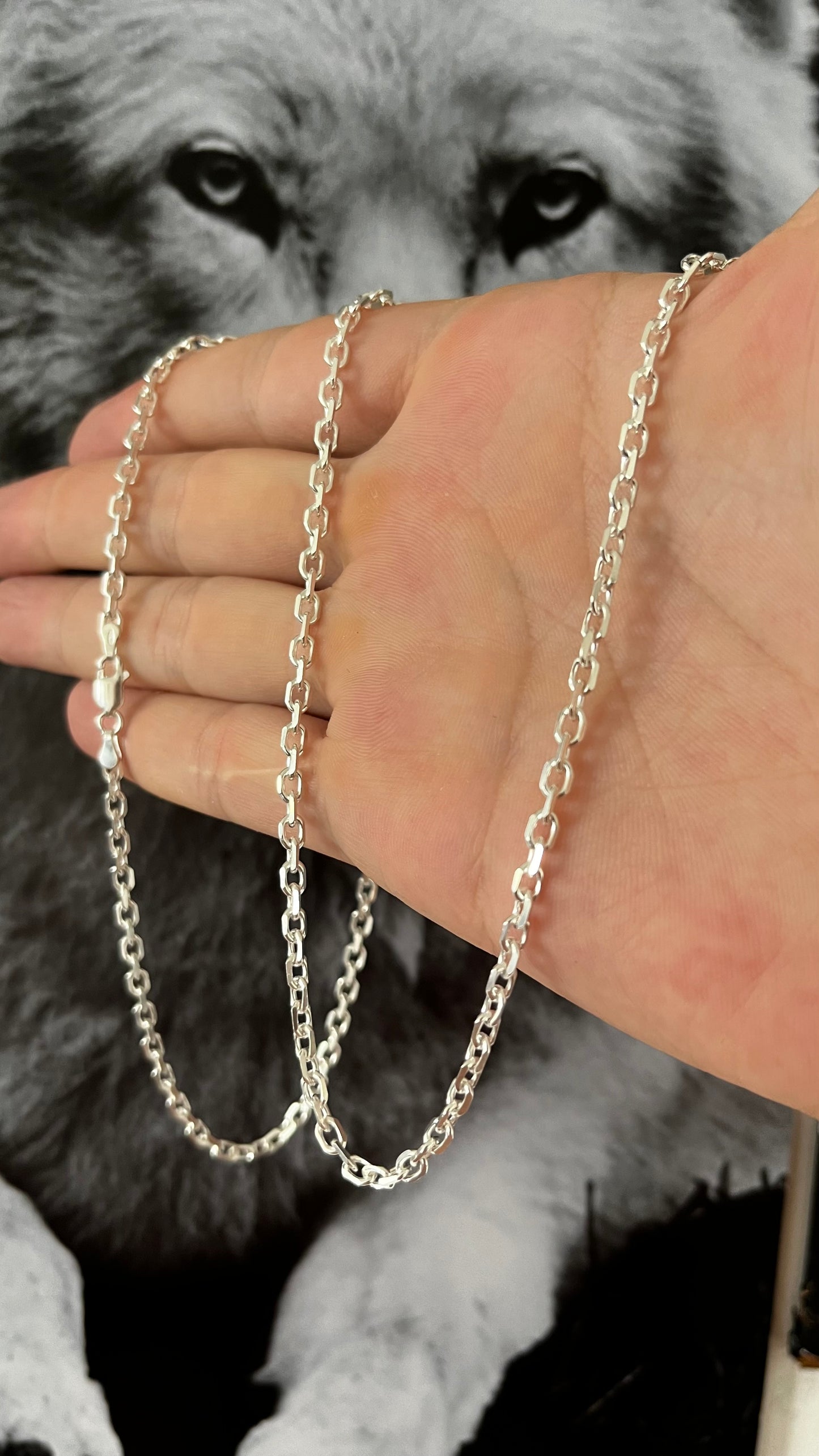 CORRENTE CARTIER/CADEADO 4MM X 70CM