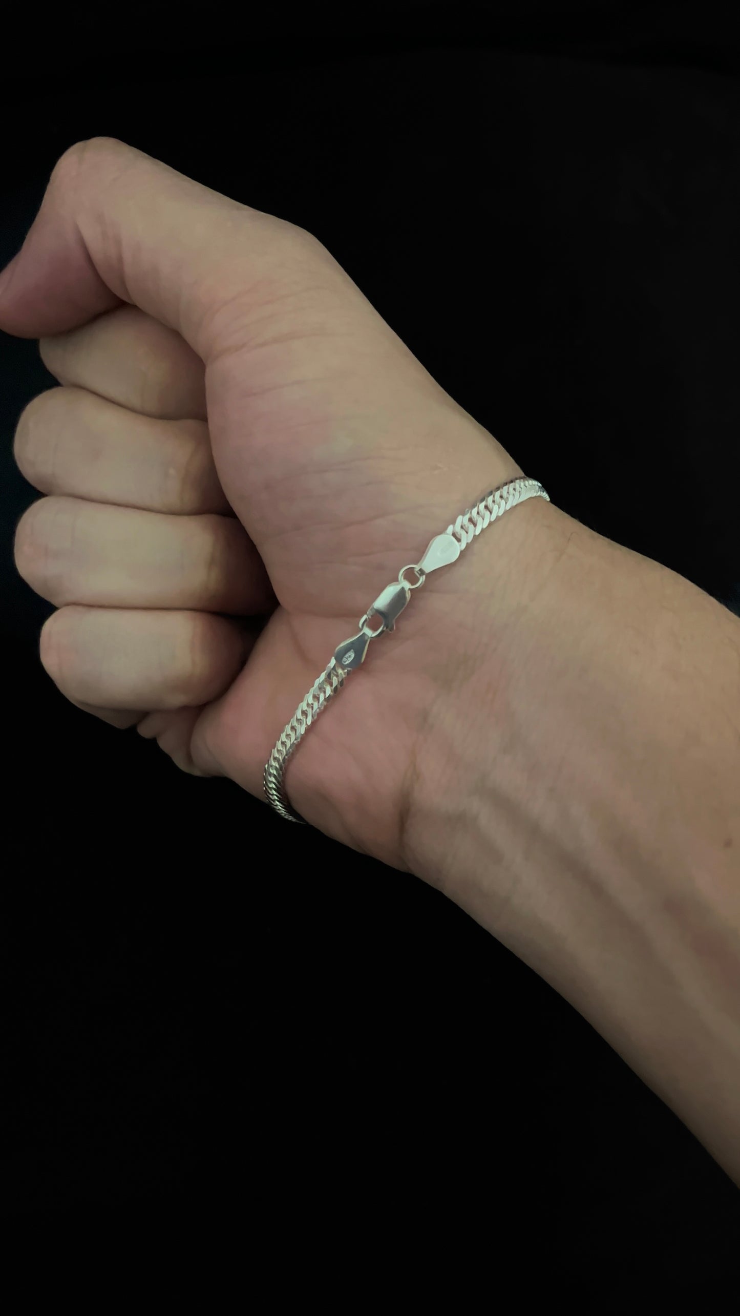 PULSEIRA ELO DUPLO x 4MM;