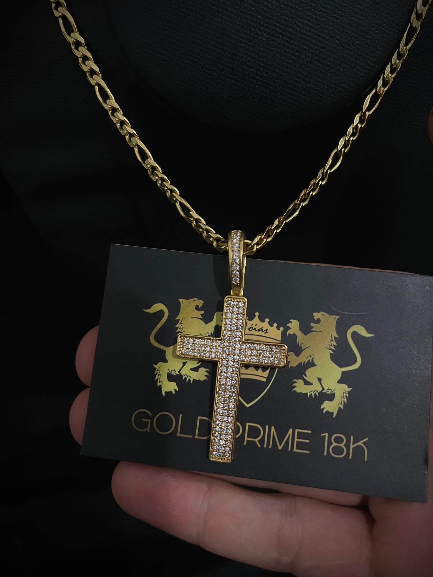 CORRENTE 3x1 70CM X 5MM COM CRUCIFIXO