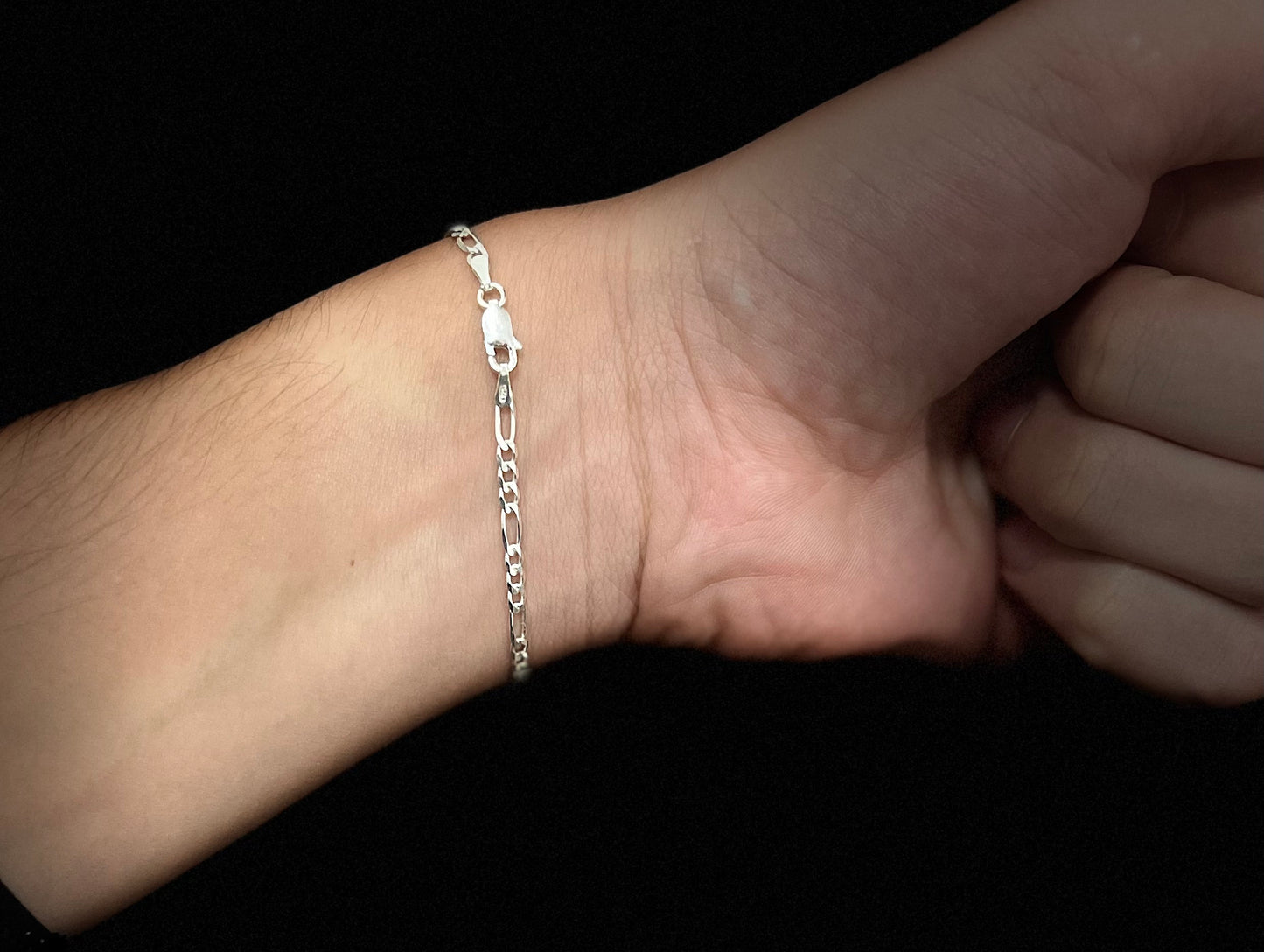 Pulseira masculina 3x1 2,0mm;