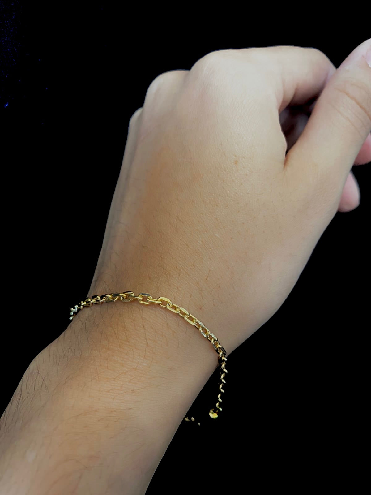 Pulseira cadeado 3mm feminina