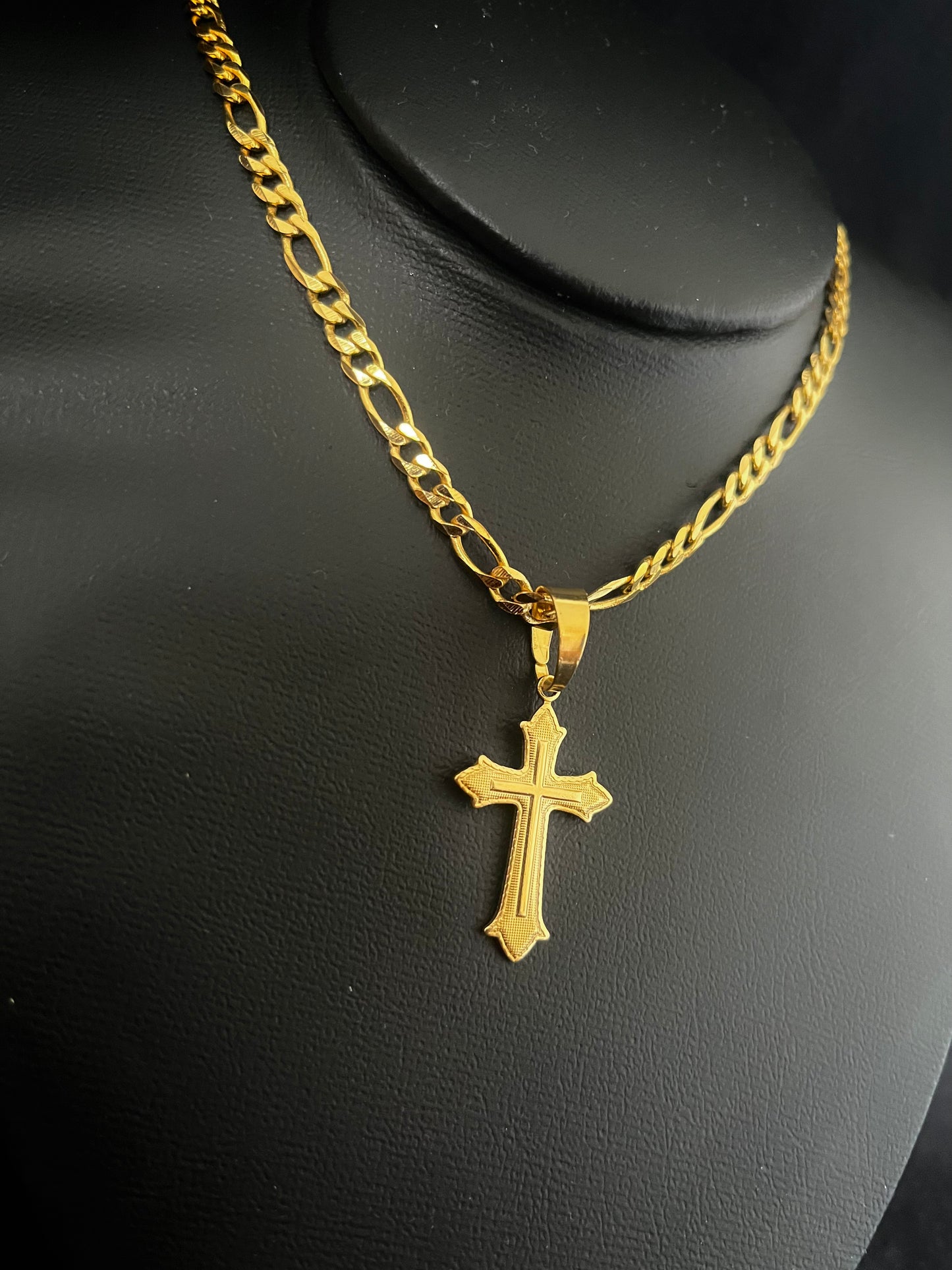 CORRENTE 3x1 60CM X 5MM COM PINGENTE MEDIEVAL