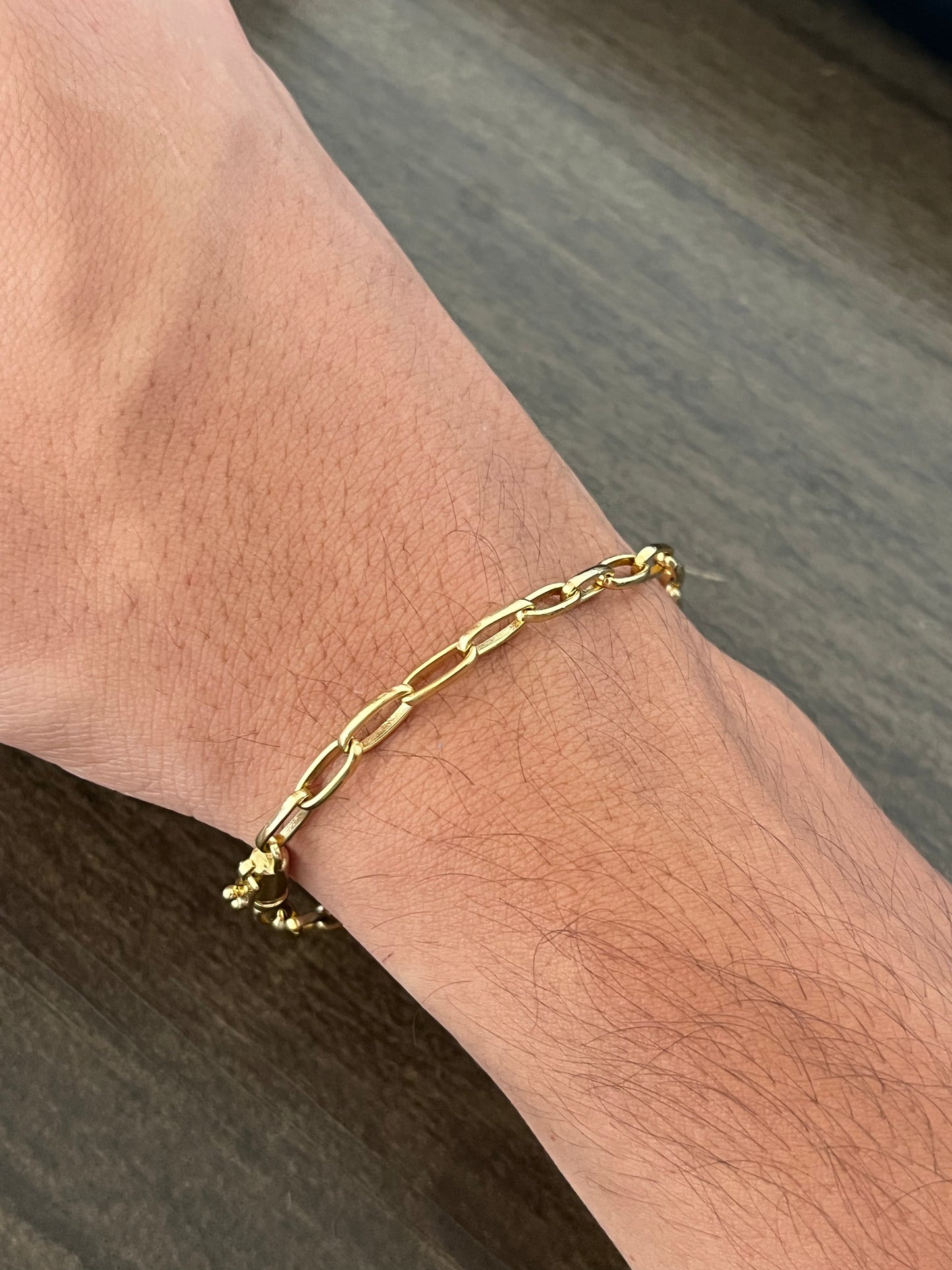 Pulseira cadeado alongado