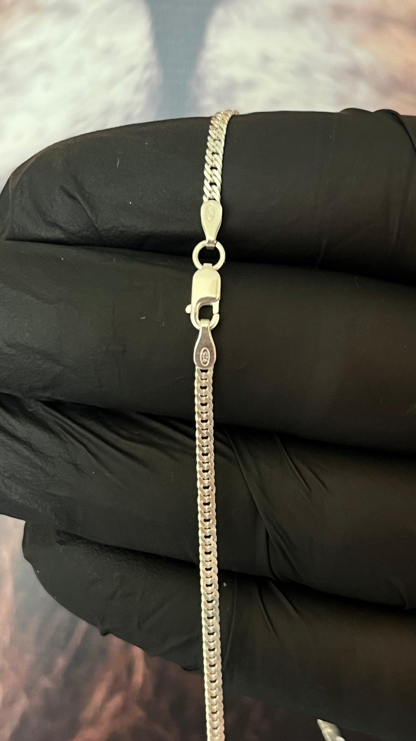 CORRENTE ELO DUPLO 2MM x 70CM + PINGENTE DE CRUCIFIXO