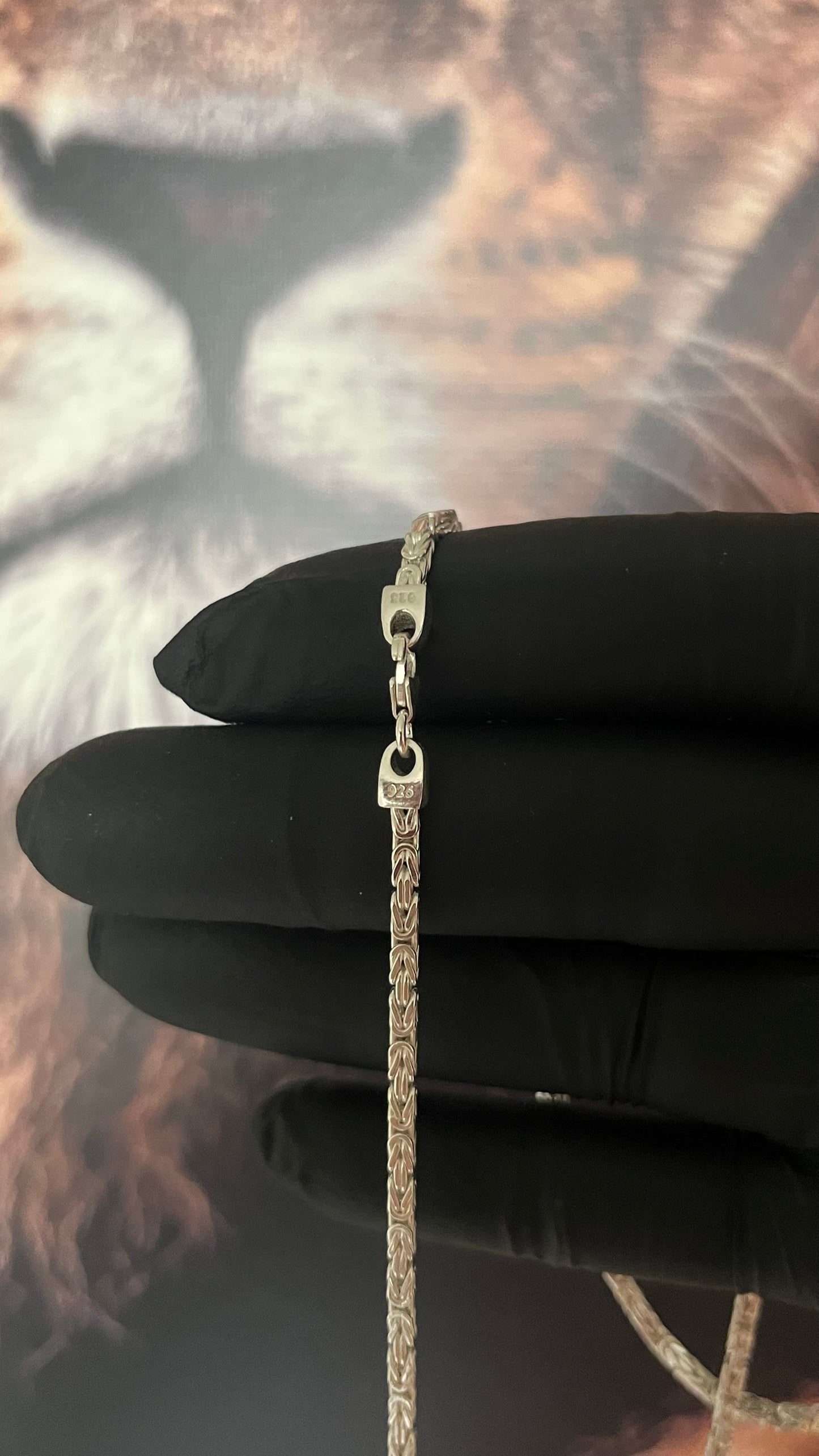 CORRENTE BIZANTINE/PERUANA 4MM X 70CM + PINGENTE CRUCIFIXO