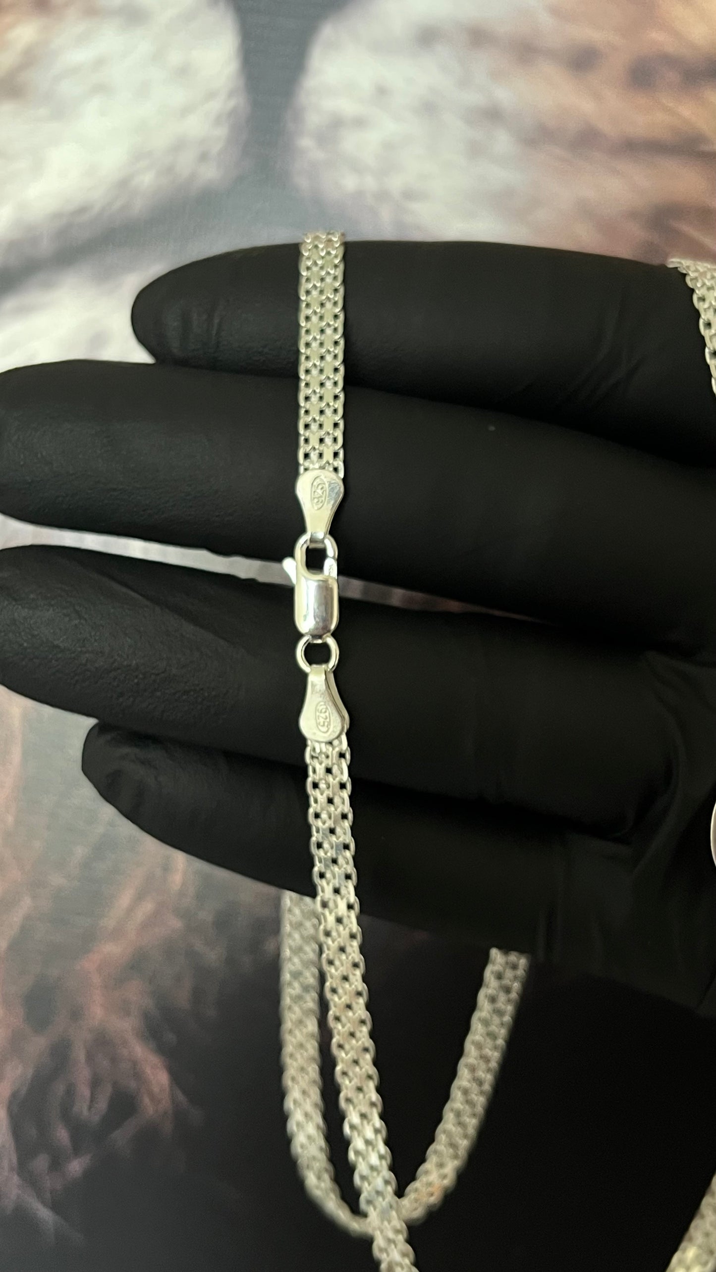 CORRENTE BISMAK 5MM X 70CM COM PINGENTE DE SÃO JORGE