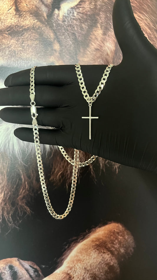 CORRENTE GRUMET 5MM x 70CM + PINGENTE PALITO