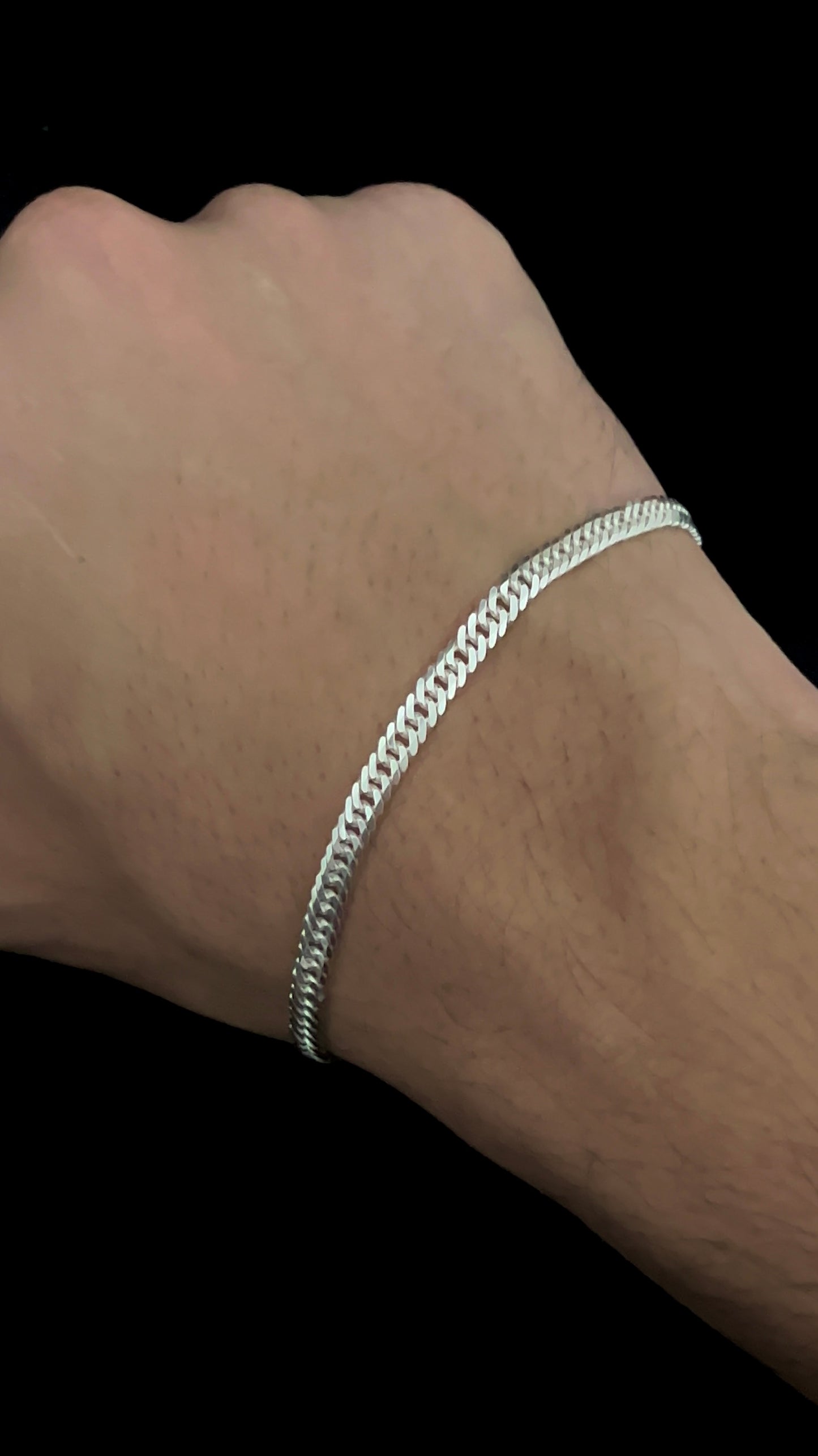 PULSEIRA ELO DUPLO x 4MM;