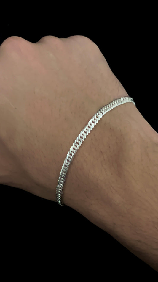 PULSEIRA ELO DUPLO x 4MM;